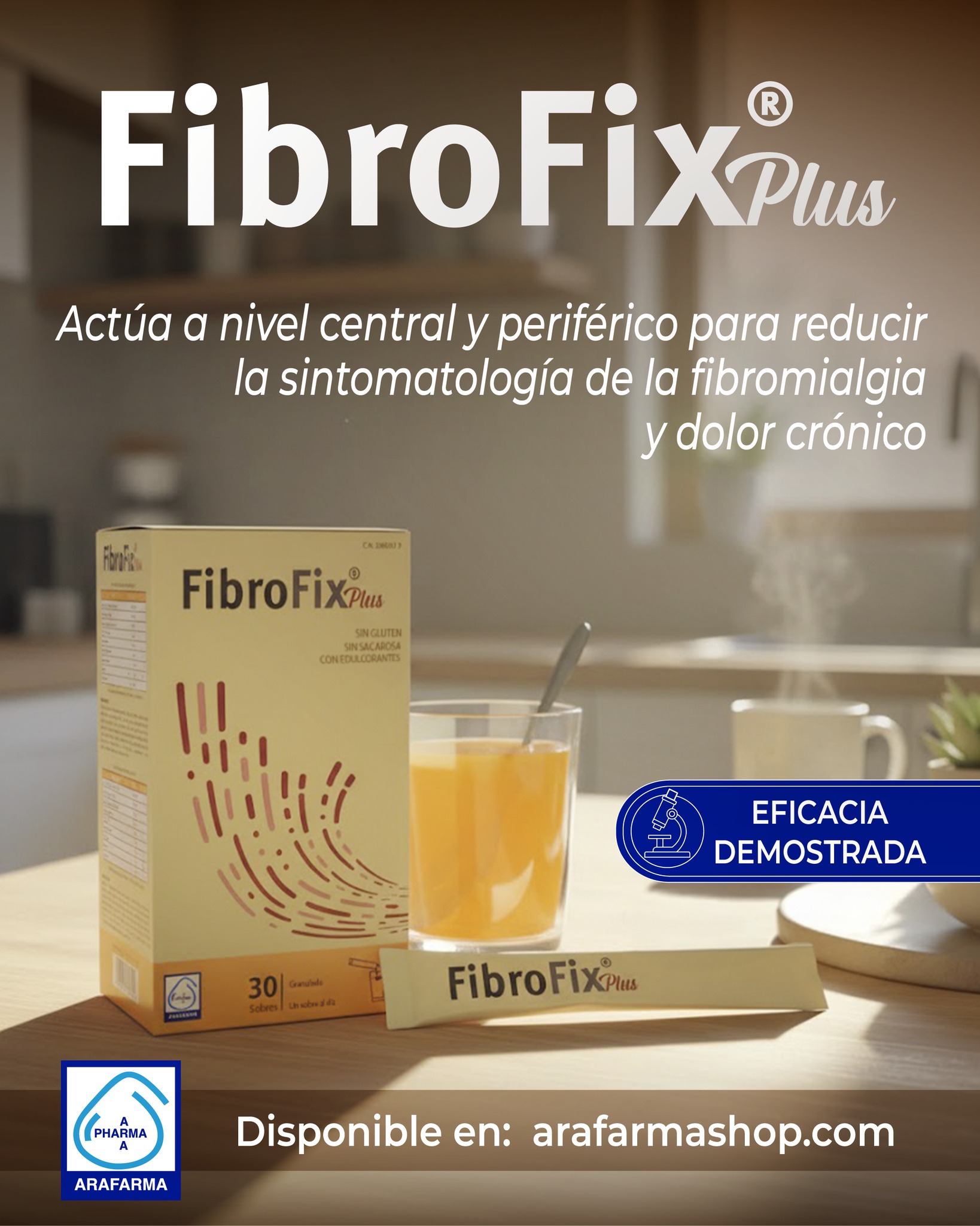 Gracias a sus componentes, Fibrofix Plus actúa a nivel periférico y nivel central combatiendo la sintomatología de la fibromialgia.

#fibrofix #fibromialgia #dolorcronico #arafarma #arafarmacontigo #arafarmapiensaenti #complementosalimenticios #deporte #dolorgeneralizado